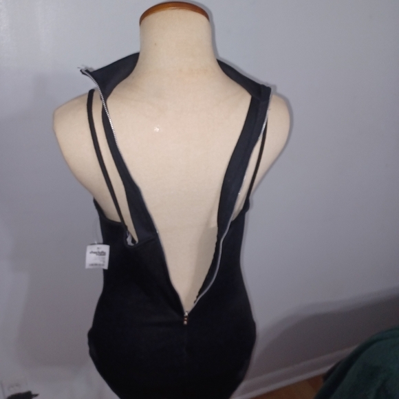 Black Super Sexy - Spaghetti Strap- Bodysuit- W Sz Medium - Picture 7 of 9